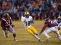 November 23, 2019: Pittsburgh Panthers wide receiver Shocky Jacques-Louis (18) tries to break past Virginia Tech defenders during NCAA football action between the Pitt Panthers and the Virginia Tech Hokies at Lane Stadium in Blacksburg, VA. Jonathan Huff/CSM