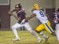 November 23, 2019: Virginia Tech Hokies quarterback Hendon Hooker (2) is sacked by Pittsburgh Panthers defensive lineman Patrick Jones II (91) during NCAA football action between the Pitt Panthers and the Virginia Tech Hokies at Lane Stadium in Blacksburg, VA. Jonathan Huff/CSM