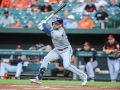 July 12, 2019: Tampa Bay Rays center fielder Kevin Kiermaier (39) hits for a double during MLB action between the Tampa Bay Rays and the Baltimore Orioles at Camden Yards in Baltimore, MD. Jonathan Huff/CSM
