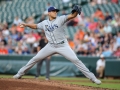 July 12, 2019: Tampa Bay Rays relief pitcher Yonny Chirinos (72) delivers a pitch during MLB action between the Tampa Bay Rays and the Baltimore Orioles at Camden Yards in Baltimore, MD. Jonathan Huff/CSM