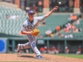 July 13, 2019: Tampa Bay Rays starting pitcher Brendan McKay (49) delivers a pitch in the fourth inning of the first game of a double header between the Tampa Bay Rays and the Baltimore Orioles at Camden Yards in Baltimore, MD. Jonathan Huff/CSM