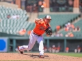 July 13, 2019: Baltimore Orioles relief pitcher Jimmy Yacabonis (31) delivers a pitch in the fifth inning of the first game of a double header between the Tampa Bay Rays and the Baltimore Orioles at Camden Yards in Baltimore, MD. Jonathan Huff/CSM