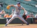 July 13, 2019: Tampa Bay Rays starting pitcher Brendan McKay (49) delivers a pitch in the fifth inning of the first game of a double header between the Tampa Bay Rays and the Baltimore Orioles at Camden Yards in Baltimore, MD. Jonathan Huff/CSM