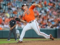 July 13, 2019: Baltimore Orioles starting pitcher John Means (67) delivers a pitch in the second game of a double header between the Tampa Bay Rays and the Baltimore Orioles at Camden Yards in Baltimore, MD. Jonathan Huff/CSM