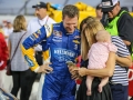 September 21, 2018: NASCAR Xfinity Series driver Dale Earnhardt Jr. (88) is joined by his family before the start of the GoBowling 250 in Richmond, VA. Jonathan Huff/CSM