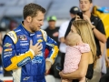 September 21, 2018: NASCAR Xfinity Series driver Dale Earnhardt Jr. (88) is joined by his family before the start of the GoBowling 250 in Richmond, VA. Jonathan Huff/CSM