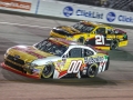 September 21, 2018: NASCAR Xfinity Series drivers Cole Custer (00) and Daniel Hemric (21) battle off turn one during the GoBowling 250 Richmond, VA. Jonathan Huff/CSM
