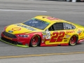 September 21, 2018: Monster Energy NASCAR Cup Series driver Joey Logano (22) drives through turn two during the second Federated Auto Parts 400 practice in Richmond, VA.  Jonathan Huff/CSM