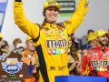 September 22, 2018: Monster Energy NASCAR Cup Series driver Kyle Busch (18) wins the Federated Auto Parts 400 in Richmond, VA. Jonathan Huff/CSM