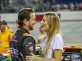 September 22, 2018: Monster Energy NASCAR Cup Series driver Kurt Busch (41) is joined by his wife Ashley Busch before the Federated Auto Parts 400 in Richmond, VA. Jonathan Huff/CSM