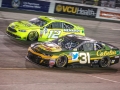 September 22, 2018: Monster Energy NASCAR Cup Series drivers Ryan Newman (31) and Ryan Blaney (12) battle for position in turn one during the Federated Auto Parts 400 in Richmond, VA. Jonathan Huff/CSM