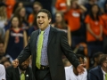 February 27, 2019: Georgia Tech head coach Josh Pastner shows his displeasure of a call during NCAA basketball action between the Georgia Tech Yellow Jackets and the Virginia Cavaliers at John Paul Jones Arena Charlottesville, VA. Jonathan Huff/CSM