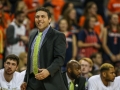 February 27, 2019: Georgia Tech head coach Josh Pastner shows his displeasure of a call during NCAA basketball action between the Georgia Tech Yellow Jackets and the Virginia Cavaliers at John Paul Jones Arena Charlottesville, VA. Jonathan Huff/CSM