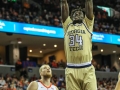 February 27, 2019: Georgia Tech Yellow Jackets forward Abdoulaye Gueye (34) dunks the ball in the second half of NCAA basketball action between the Georgia Tech Yellow Jackets and the Virginia Cavaliers at John Paul Jones Arena Charlottesville, VA. Jonathan Huff/CSM