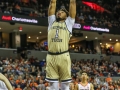 February 27, 2019: Georgia Tech Yellow Jackets forward James Banks III (1) dunks the ball in the second half of NCAA basketball action between the Georgia Tech Yellow Jackets and the Virginia Cavaliers at John Paul Jones Arena Charlottesville, VA. Jonathan Huff/CSM