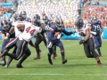 December 29, 2018: Virginia Cavaliers quarterback Bryce Perkins (3) breaks through the South Carolina defense during NCAA football action between the South Carolina Gamecocks and the Virginia Cavilers at Bank of America Stadium in Charlotte, NC. Jonathan Huff/CSM