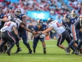 December 29, 2018: Virginia Cavaliers running back Jordan Ellis (1) tries to break past the South Carolina defense.  during NCAA football action between the South Carolina Gamecocks and the Virginia Cavilers at Bank of America Stadium in Charlotte, NC. Jonathan Huff/CSM
