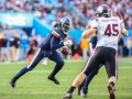 December 29, 2018: Virginia Cavaliers quarterback Bryce Perkins (3) tries to break past the South Carolina defense.  during NCAA football action between the South Carolina Gamecocks and the Virginia Cavilers at Bank of America Stadium in Charlotte, NC. Jonathan Huff/CSM