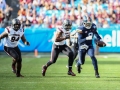 December 29, 2018: Virginia Cavaliers quarterback Bryce Perkins (3) gets behind the South Carolina defense.  during NCAA football action between the South Carolina Gamecocks and the Virginia Cavilers at Bank of America Stadium in Charlotte, NC. Jonathan Huff/CSM