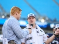 December 29, 2018: Virginia head coach Bronco Mendenhall answers questions after NCAA football action between the South Carolina Gamecocks and the Virginia Cavilers at Bank of America Stadium in Charlotte, NC. Jonathan Huff/CSM