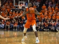 January 4, 2020: Virginia Tech Hokies guard Tyrece Radford (23) passes the ball to a teammate during NCAA basketball action between the Virginia Tech Hokies and the Virginia Cavaliers at John Paul Jones Arena Charlottesville, VA. Jonathan Huff/CSM