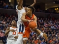 January 4, 2020: Virginia Tech Hokies guard Wabissa Bede (3) makes a jumping pass during NCAA basketball action between the Virginia Tech Hokies and the Virginia Cavaliers at John Paul Jones Arena Charlottesville, VA. Jonathan Huff/CSM