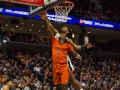 January 4, 2020: Virginia Tech Hokies guard Nahiem Alleyne (4) has his shot blocked by Virginia Cavaliers guard Braxton Key (2) during NCAA basketball action between the Virginia Tech Hokies and the Virginia Cavaliers at John Paul Jones Arena Charlottesville, VA. Jonathan Huff/CSM