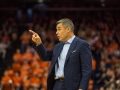 January 4, 2020: Virginia Cavaliers head coach Tony Bennett directs his team from the beach during NCAA basketball action between the Virginia Tech Hokies and the Virginia Cavaliers at John Paul Jones Arena Charlottesville, VA. Jonathan Huff/CSM