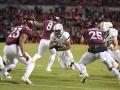 October 25, 2018: Georgia Tech Yellow Jackets running back Jordan Mason (24) tries to breakout of the backfield during NCAA football action between the Georgia Tech Yellow Jackets and the Virginia Tech Hokies at Lane Stadium in Blacksburg, VA. Jonathan Huff/CSM