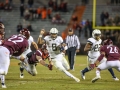 October 25, 2018: Georgia Tech Yellow Jackets quarterback Tobias Oliver (8) breaks out of his own backfield during NCAA football action between the Georgia Tech Yellow Jackets and the Virginia Tech Hokies at Lane Stadium in Blacksburg, VA. Jonathan Huff/CSM