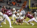 October 25, 2018: Georgia Tech Yellow Jackets quarterback Tobias Oliver (8) breaks out of his own backfield during NCAA football action between the Georgia Tech Yellow Jackets and the Virginia Tech Hokies at Lane Stadium in Blacksburg, VA. Jonathan Huff/CSM