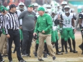 December 1, 2018: Marshall Thundering Herd coach Doc Holliday shows his displeasure of a called fumble in the first quart of play during NCAA football action between the Marshall Thundering Herd and the Virginia Tech Hokies at Lane Stadium in Blacksburg, VA. Jonathan Huff/CSM
