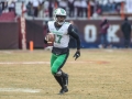 December 1, 2018: Marshall Thundering Herd quarterback Isaiah Green (17) gets past Tech defenders for a first down, during NCAA football action between the Marshall Thundering Herd and the Virginia Tech Hokies at Lane Stadium in Blacksburg, VA. Jonathan Huff/CSM