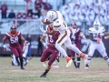 November 17, 2018: Miami Hurricanes wide receiver Lawrence Cager (18) catches the ball for a first down during NCAA football action between the Miami Hurricanes and the Virginia Tech Hokies at Lane Stadium in Blacksburg, VA. Jonathan Huff/CSM