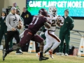 November 17, 2018: Miami Hurricanes running back Cam'Ron Davis (23) gets past Hokie defenders to score a touchdown during NCAA football action between the Miami Hurricanes and the Virginia Tech Hokies at Lane Stadium in Blacksburg, VA. Jonathan Huff/CSM