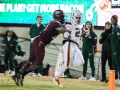 November 17, 2018: Miami Hurricanes running back Cam'Ron Davis (23) gets past Hokie defenders to score a touchdown during NCAA football action between the Miami Hurricanes and the Virginia Tech Hokies at Lane Stadium in Blacksburg, VA. Jonathan Huff/CSM
