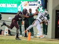 November 17, 2018: Miami Hurricanes running back Cam'Ron Davis (23) gets past Hokie defenders to score a touchdown during NCAA football action between the Miami Hurricanes and the Virginia Tech Hokies at Lane Stadium in Blacksburg, VA. Jonathan Huff/CSM