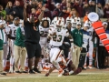 November 17, 2018: Miami Hurricanes running back Cam'Ron Davis (23) gets past Hokie defenders during NCAA football action between the Miami Hurricanes and the Virginia Tech Hokies at Lane Stadium in Blacksburg, VA. Jonathan Huff/CSM