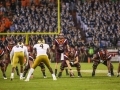 October 6, 2018: Virginia Tech Hokies quarterback Ryan Willis (5) setup up the offense before snapping the ball during NCAA football action between the Notre Dame Fighting Irish and the Virginia Tech Hokies at Lane Stadium in Blacksburg, VA. Jonathan Huff/CSM