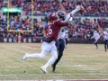 November 23, 2018: Virginia Cavaliers safety Brenton Nelson (28) breaks up a pass at the goal-line during NCAA football action between the Virginia Cavaliers and the Virginia Tech Hokies at Lane Stadium in Blacksburg, VA. Jonathan Huff/CSM