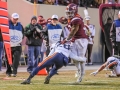 November 23, 2018: Virginia Tech Hokies running back Steven Peoples (32) tries to break free of the Virginia Cavaliers safety Brenton Nelson's (28) tackle during NCAA football action between the Virginia Cavaliers and the Virginia Tech Hokies at Lane Stadium in Blacksburg, VA. Jonathan Huff/CSM