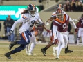November 23, 2018: Virginia Cavaliers quarterback Bryce Perkins (3) tries to break through the Virginia Tech defense during NCAA football action between the Virginia Cavaliers and the Virginia Tech Hokies at Lane Stadium in Blacksburg, VA. Jonathan Huff/CSM