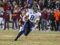 November 23, 2018: Virginia Cavaliers wide receiver Hasise Dubois (8) breaks past the Virginia Tech defense to score during NCAA football action between the Virginia Cavaliers and the Virginia Tech Hokies at Lane Stadium in Blacksburg, VA. Jonathan Huff/CSM