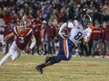 November 23, 2018: Virginia Cavaliers wide receiver Hasise Dubois (8) breaks past the Virginia Tech defense to score during NCAA football action between the Virginia Cavaliers and the Virginia Tech Hokies at Lane Stadium in Blacksburg, VA. Jonathan Huff/CSM