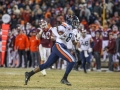 November 23, 2018: Virginia Cavaliers wide receiver Hasise Dubois (8) breaks past the Virginia Tech defense to score during NCAA football action between the Virginia Cavaliers and the Virginia Tech Hokies at Lane Stadium in Blacksburg, VA. Jonathan Huff/CSM