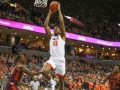 January 15, 2019: Virginia Cavaliers guard De'Andre Hunter (12) dunks the ball in the first half of NCAA basketball action between the Virginia Cavaliers and the Virginia Tech Hokies at John Paul Jones Arena Charlottesville, VA. Jonathan Huff/CSM