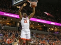 January 15, 2019: Virginia Cavaliers guard De'Andre Hunter (12) dunks the ball in the first half of NCAA basketball action between the Virginia Cavaliers and the Virginia Tech Hokies at John Paul Jones Arena Charlottesville, VA. Jonathan Huff/CSM