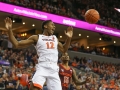 January 15, 2019: Virginia Cavaliers guard De'Andre Hunter (12) dunks the ball in the first half of NCAA basketball action between the Virginia Cavaliers and the Virginia Tech Hokies at John Paul Jones Arena Charlottesville, VA. Jonathan Huff/CSM