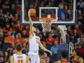 January 15, 2019: Virginia Cavaliers forward Jay Huff (30) dunks the ball in the second half of NCAA basketball action between the Virginia Cavaliers and the Virginia Tech Hokies at John Paul Jones Arena Charlottesville, VA. Jonathan Huff/CSM