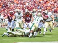 September 8, 2018: Virginia Tech Hokies running back Steven Peoples (32) breaks into the end zone during NCAA football action between the William & Mary Tribe and the Virginia Tech Hokies at Lane Stadium in Blacksburg, VA. Jonathan Huff/CSM